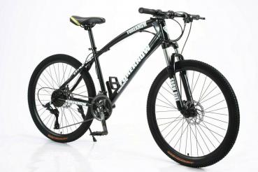 Großhandel B2B 26Zoll Mountainbike Fahrrad Bike Scheibenbremse Gabelfederung 24Gang Black